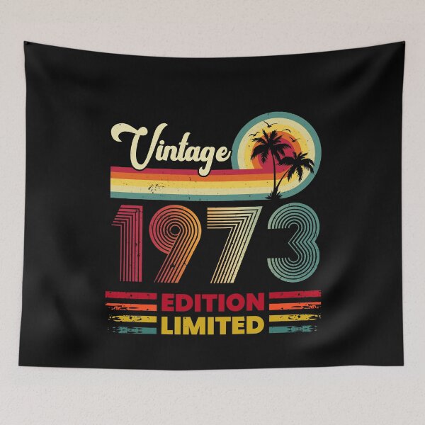 Item preview, Retro Vintage 1973 funny Happy Birthday Quotes born in 1973 50 Years designed and sold by Trenddesigns24.