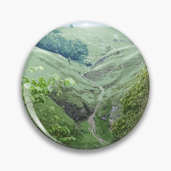 Artikelvorschau, Cave Dale Castleton Derbyshire Peak District. Reiseplakat entworfen und verkauft von BarbaraGlebska.
