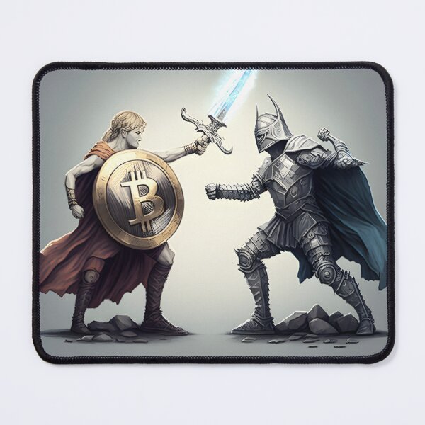 Item preview, Bitcoin is a weapon and defense artwork designed and sold by FRSquare.