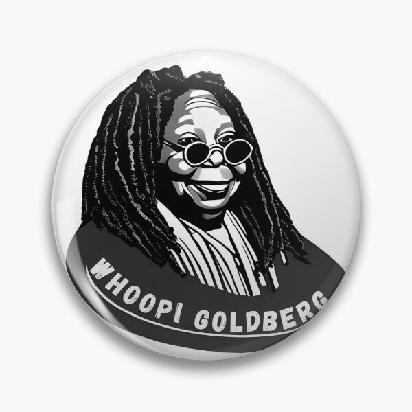 Item preview, whoopi goldberg sticker designed and sold by Robo-toons.