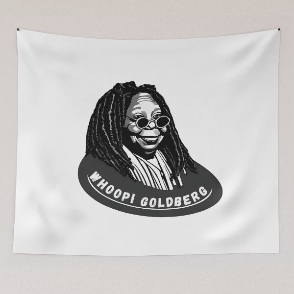 Item preview, whoopi goldberg sticker designed and sold by Robo-toons.