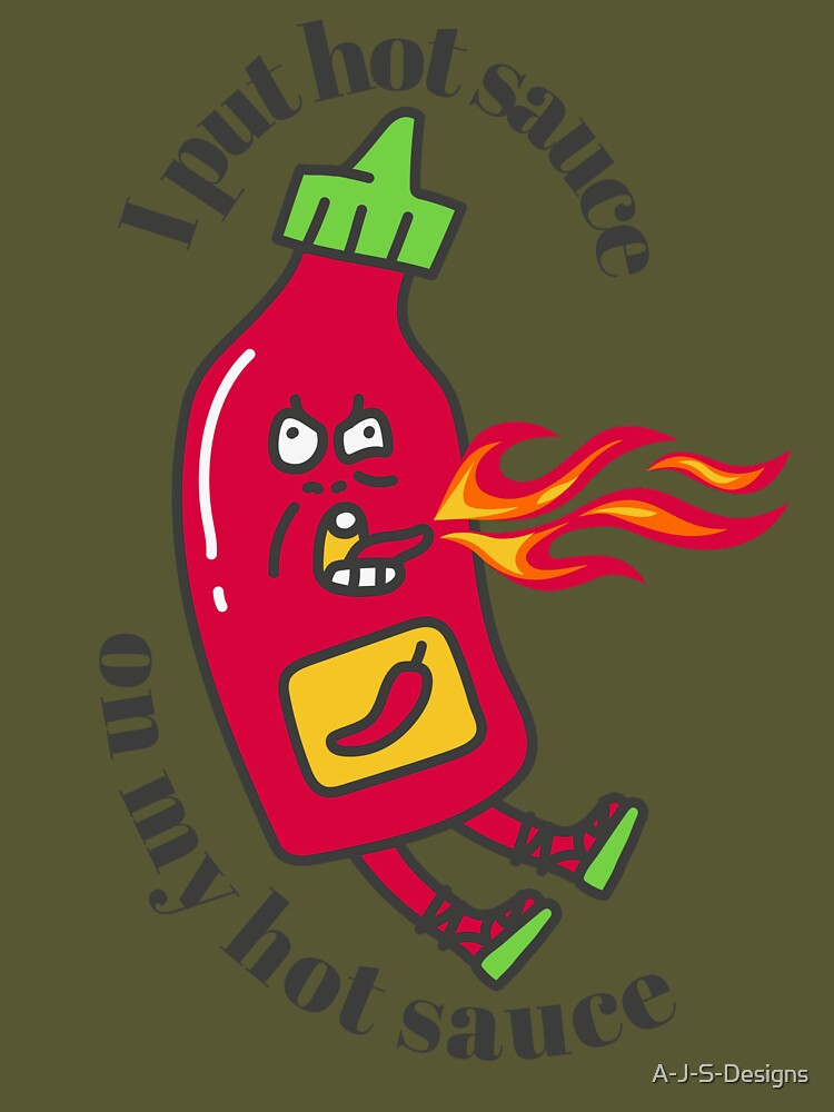 Hot Sauce T-Shirt – White Box Design – IGotThatFire.com