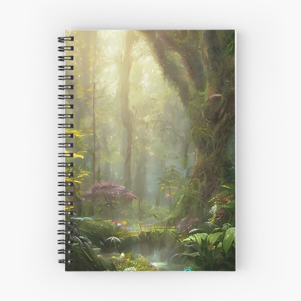 Item preview, Radiant Forest: A Sunlit Tapestry of Vines and Trees designed and sold by wanikhwan.