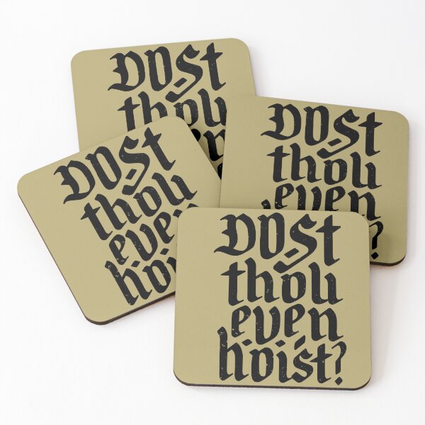Item preview, Dost Thou Even Hoist? Funny Gym designed and sold by TeeMonsters.