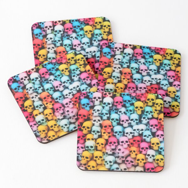 Item preview, Many multi coloured skulls  designed and sold by David-Howells.