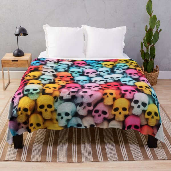 Item preview, Many multi coloured skulls  designed and sold by David-Howells.