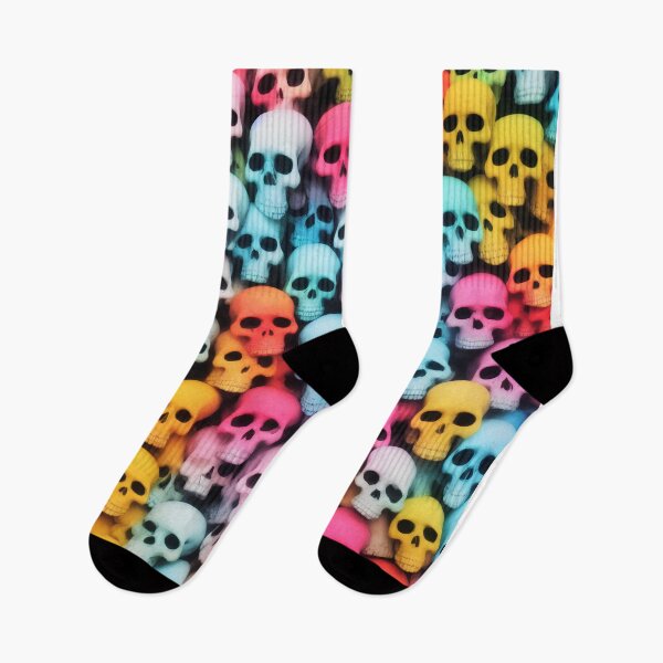 Item preview, Many multi coloured skulls  designed and sold by David-Howells.