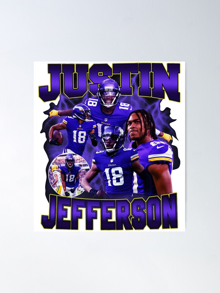 Justin Jefferson Youth Jersey Poster for Sale by Jalib