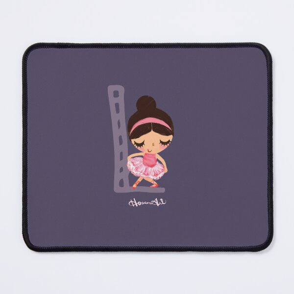 Item preview, Cute Ballerina Girl Dancing with Letter L designed and sold by hosannart.