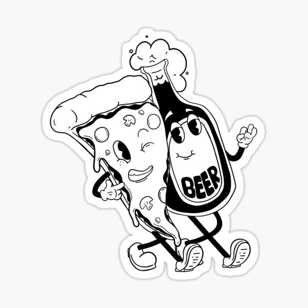 Item preview, Pizza and Booze Buddies designed and sold by CeardaiBeag.