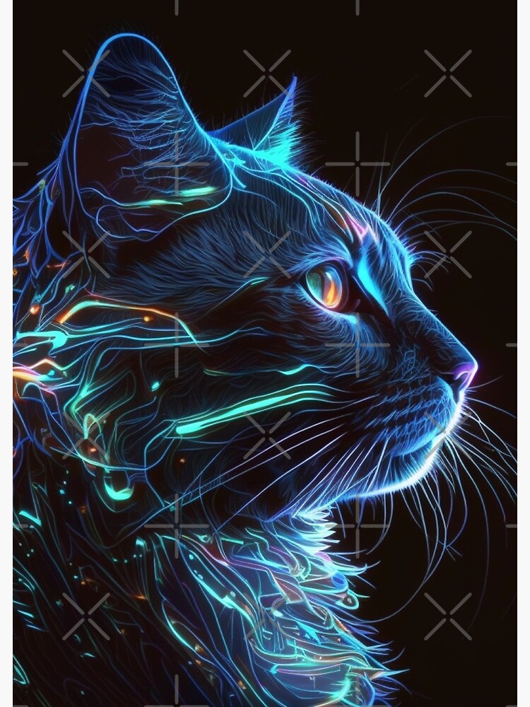 HD neon cat wallpapers | Peakpx