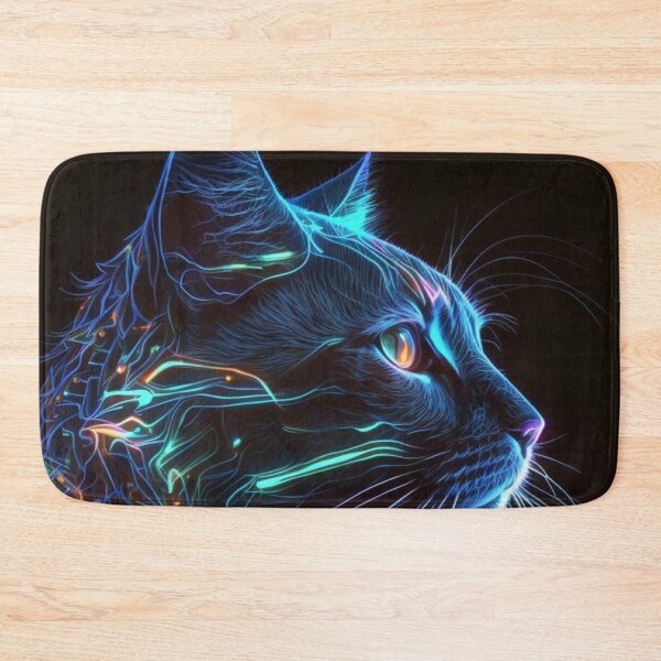 Item preview, Neon Cat designed and sold by Cute-Jory-Store.