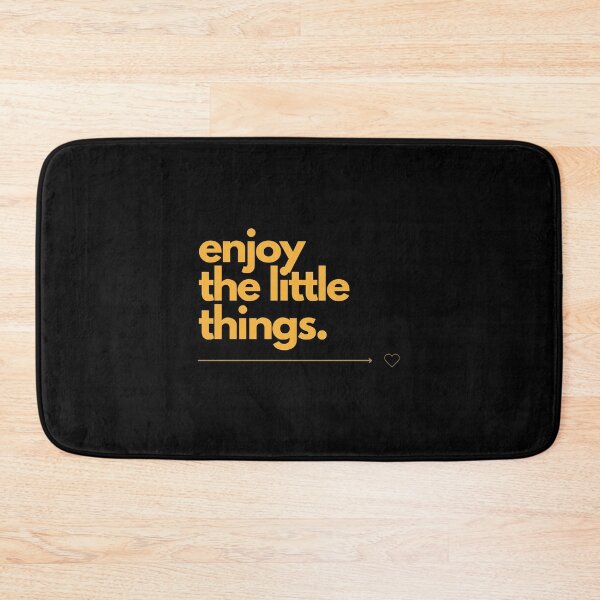 Item preview, enjoy the little things. Motivational quote | wall art | shirt | Minimalist | gift | family | mindfulness | joy | life | Clever sayings designed and sold by JoWillem.