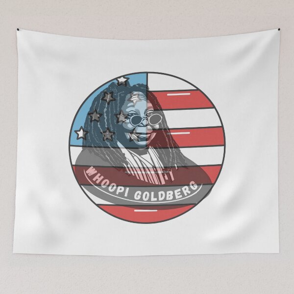 Item preview, whoopi goldberg sticker designed and sold by Robo-toons.