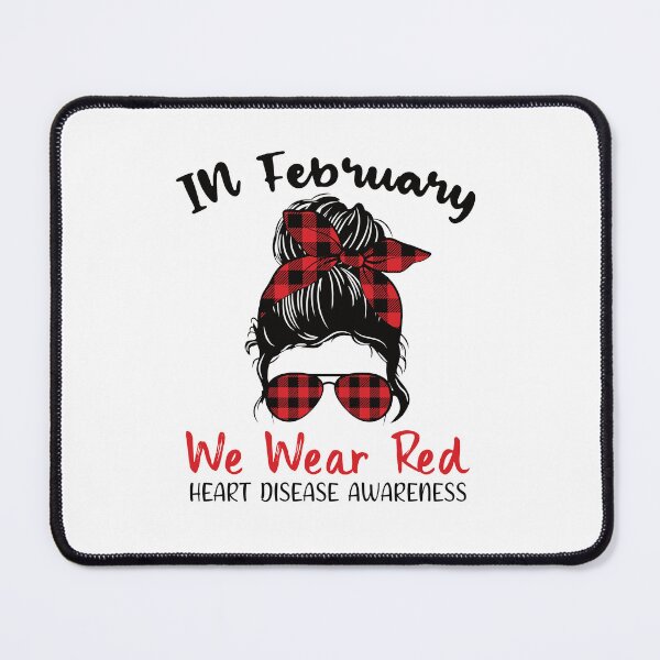 Item preview, In February we wear red heart disease awareness designed and sold by AdelDa19.