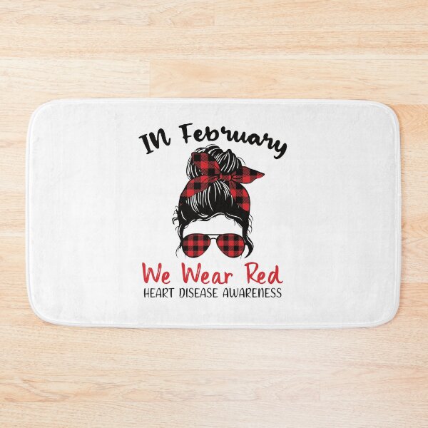 Item preview, In February we wear red heart disease awareness designed and sold by AdelDa19.