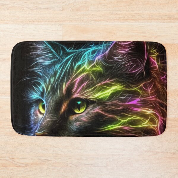 Item preview, Neon Cat designed and sold by Cute-Jory-Store.