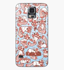 Red Panda all over pattern spread Case/Skin for Samsung Galaxy