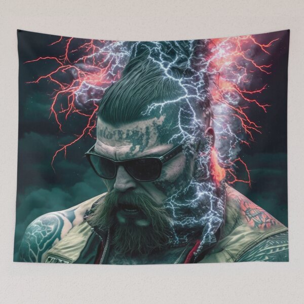 Item preview, Elektrik Portrait 04 designed and sold by MartianBunnyH.