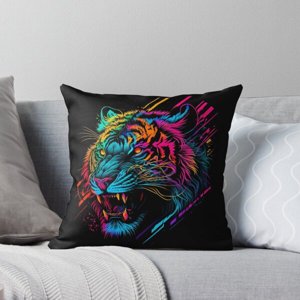 Artikelvorschau, T-Shirt-Illustrationen des Tigers für dunklen Hintergrund entworfen und verkauft von ShopThousand.