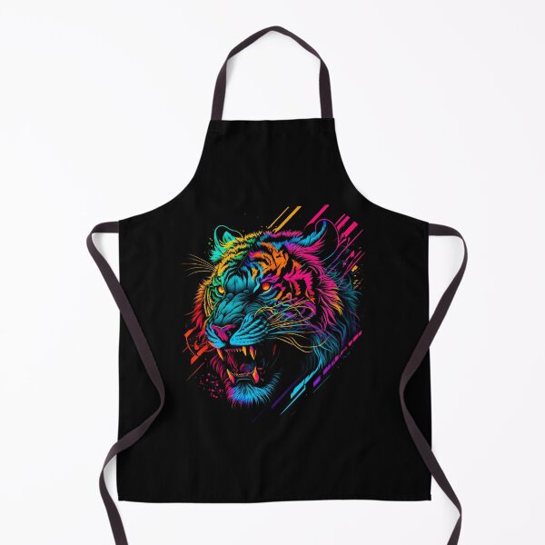 Item preview, Ilustraciones de camisetas de tigre para fondo oscuro designed and sold by ShopThousand.