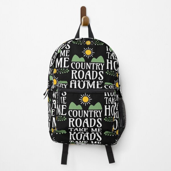 Item preview, Country Roads Take Me Home - White Text for Black Merch designed and sold by Millusti.