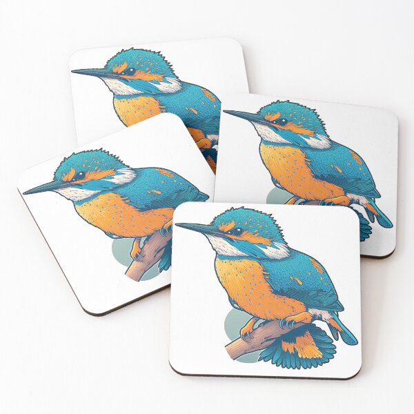 Item preview, Kingfisher Australian Bird for Bird Lovers Colorful Kingfisher designed and sold by T-Shirt-Depot.