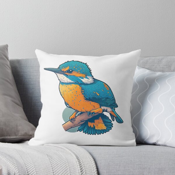 Item preview, Kingfisher Australian Bird for Bird Lovers Colorful Kingfisher designed and sold by T-Shirt-Depot.