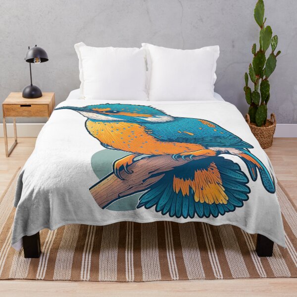 Item preview, Kingfisher Australian Bird for Bird Lovers Colorful Kingfisher designed and sold by T-Shirt-Depot.