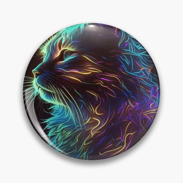 Item preview, Neon Cat designed and sold by Cute-Jory-Store.