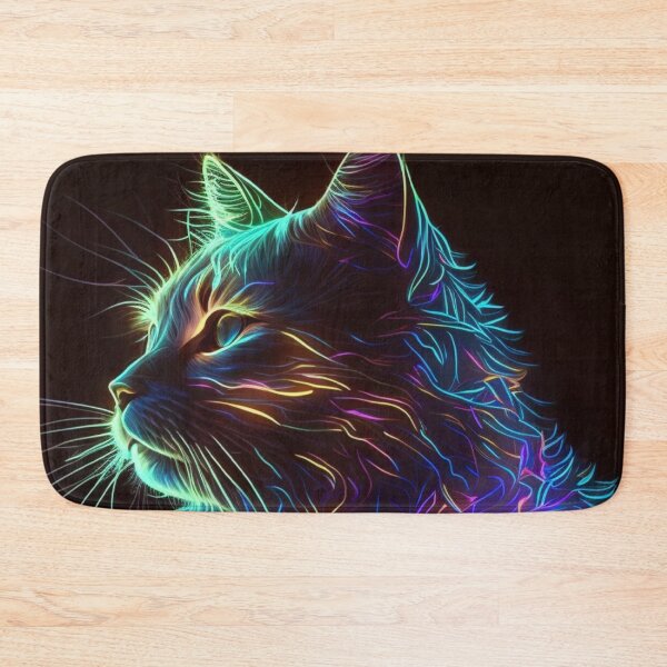 Item preview, Neon Cat designed and sold by Cute-Jory-Store.
