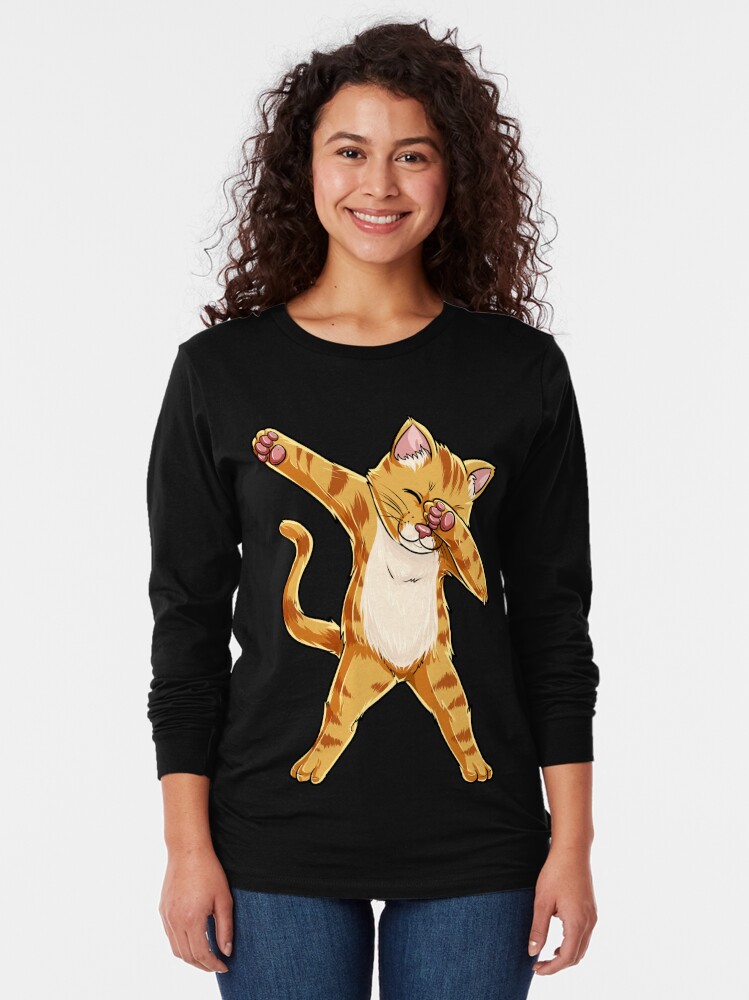 Dabbing Cat Shirt Funny Cats Meme Kitty Kitten Dab Cat Lover Ts T Shirt T Shirt By 3277