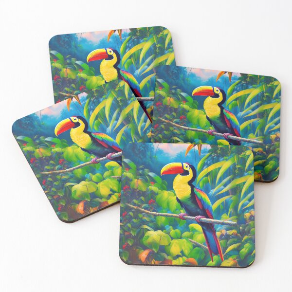 Item preview, Colorful Toucan Bird Art  designed and sold by Blok45.