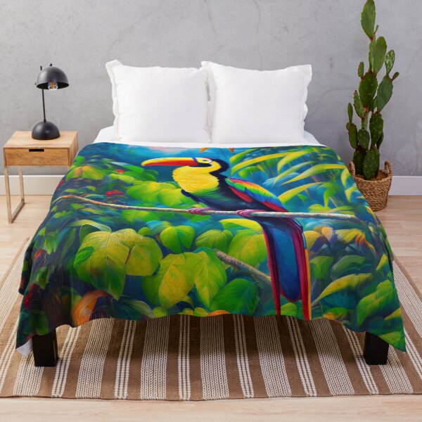 Item preview, Colorful Toucan Bird Art designed and sold by Blok45.