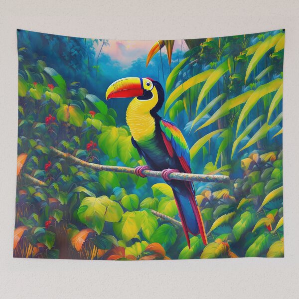 Item preview, Colorful Toucan Bird Art  designed and sold by Blok45.