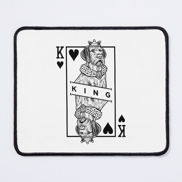 Item preview, Wirehaired Vizsla King Of Hearts Funny Dog Lover Pop Art designed and sold by GrandeDuc.