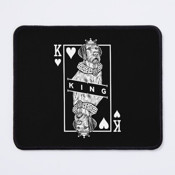 Item preview, Wirehaired Vizsla King Of Hearts Funny Dog Lover Pop Art designed and sold by GrandeDuc.