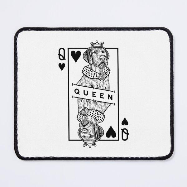 Item preview, Wirehaired Vizsla Queen Of Hearts Funny Dog Lover Pop Art designed and sold by GrandeDuc.