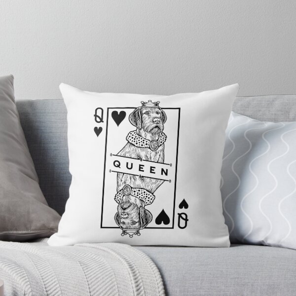 Item preview, Wirehaired Vizsla Queen Of Hearts Funny Dog Lover Pop Art designed and sold by GrandeDuc.