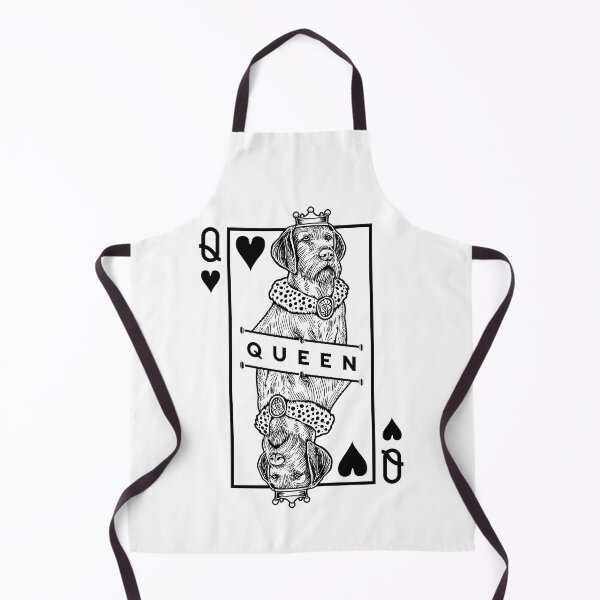 Item preview, Wirehaired Vizsla Queen Of Hearts Funny Dog Lover Pop Art designed and sold by GrandeDuc.