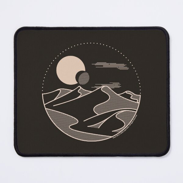 Item preview, DUNE 2023 - ARRAKIS DESERT with MOONS OUTLINE designed and sold by KoolDsigns-FLIX.