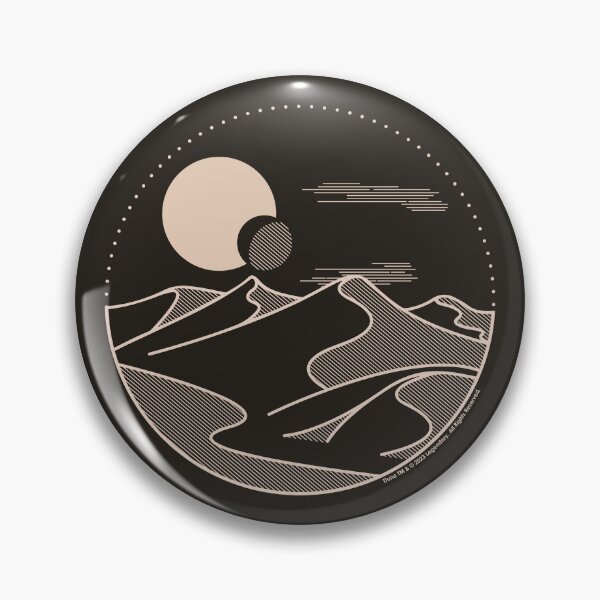 Item preview, DUNE 2023 - ARRAKIS DESERT with MOONS OUTLINE designed and sold by KoolDsigns-FLIX.