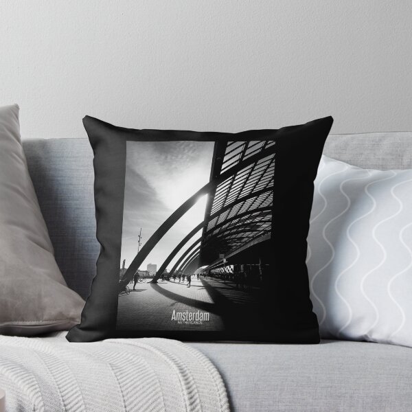Item preview, Amsterdam Subway Black and White Photo - Netherlands Love - Urban Metro Station designed and sold by SoccaTamam.