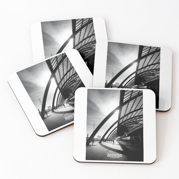 Item preview, Amsterdam Subway Black and White Photo - Netherlands Love - Urban Metro Station designed and sold by SoccaTamam.