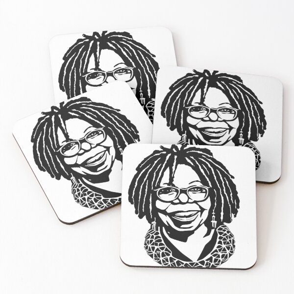 Item preview, whoopi goldberg sticker designed and sold by Robo-toons.