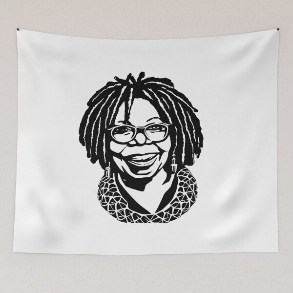 Item preview, whoopi goldberg sticker designed and sold by Robo-toons.