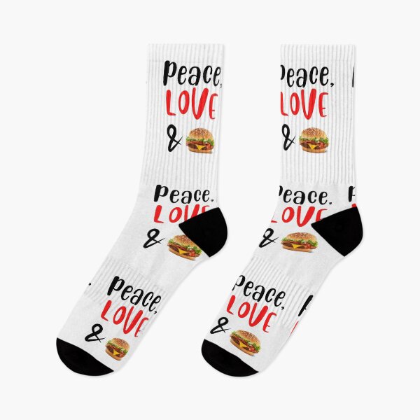 Item preview, Peace Love and Cheeseburger, Willow Days designed and sold by avit1.