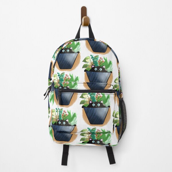Item preview, cute cat with plants designed and sold by Seedling 4.