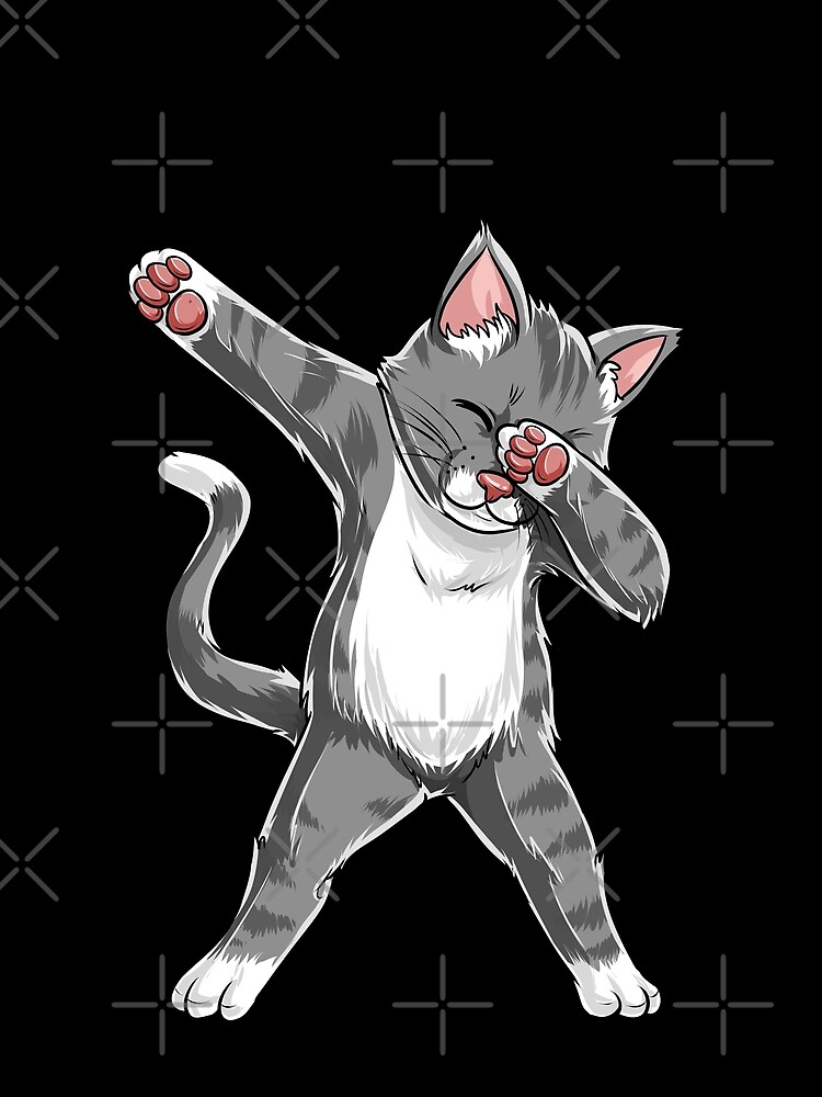 Dabbing Cat Shirt Funny Cats Meme Kitty Kitten Dab Cat Lover Ts T Shirt T Shirt By 9968