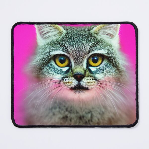 Item preview, Cat with pink background designed and sold by Bernsteinhaus.